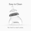 Nanobebe Breastmilk Bottle, Breastfeeding Newborn Breast Like, Anti Colic, Perfect Latch, Preserves Breast Milk nutrients, Twin-Pack Pink by TinyTreasures Baby Boutique
