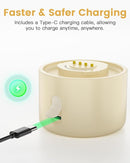 Portable Baby Bottle Warmer for Travel – 17oz Cordless Milk Warmer with Detachable Battery, USB Rechargeable Breast Milk Warmer, Baby Bottle Heater for Home and On-The-Go Use by TinyTreasures Baby Boutique