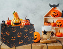 HIYAGON Rectangular Halloween Basket for Boys and Girls Kids Trick or Treat Pumpkin Basket for Halloween Parties Cute Storage Bin Organizer Box Room Decor(Black Pumpkin) by TinyTreasures Baby Boutique