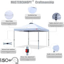 MASTERCANOPY Durable Pop-up Canopy Tent with Roller Bag (White) by GreenHaven Gardens