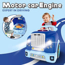 Interactive Truck Engine Toy with Removable Parts - Lights, Sounds, and Fun for Young Mechanics -Unleash Their Creativity and Motor Skills with This Truck Engine Toy (Bule) by TinyTreasures Baby Boutique
