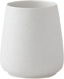 Speckled White Ceramic Toothbrush Holder - Bathroom Tooth Brushing Holders, Toothbrush Cup, Toothpaste Organizer for Bathroom Countertop, Makeup Brush Holder, Pen Holder for Home Desktop Storage by CozyNest Decor