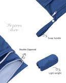 ALVABABY 3 Cloth Diaper Wet Dry Bags Waterproof Reusable with Two Zippered Pockets Travel Beach Pool Daycare Soiled Baby Items Yoga Gym Bag for Swimsuits or Wet Clothes Small medium Large 3L-SML01 by TinyTreasures Baby Boutique