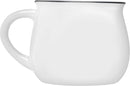 DISCOUNT PROMOS Glazed Campfire Coffee Mugs 12 oz. Set of 10, Bulk Pack - Perfect for Coffee, Tea, Espresso, Hot Cocoa, Other Beverages - White by CozyNest Decor