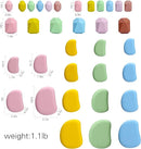 OESSUF 34PCs Stacking Rocks Balancing Stones Wooden Stacking Toys for Toddler Montessori Sorting Game by TinyTreasures Baby Boutique