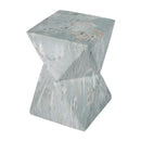 Modern Geometric Hourglass Accent Table