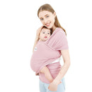 Acrabros Baby Wrap Carrier,Hands Free Baby Carrier Sling,Lightweight,Breathable,Softness,Perfect for Newborn Infants and Babies Shower Gift,Pink by TinyTreasures Baby Boutique