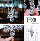 H&D HYALINE & DORA Crystals Ball Prisms Suncatcher Hanging Ornament Hanger Rainbow Maker with Hook by GreenHaven Gardens