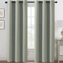 H.VERSAILTEX Blackout Curtains for Bedroom Thermal Insulated Room Darkening Living Room Curtains 84 Inch Long Grommet Privacy Protection Window Curtain Panels/Drapes for Nursery,2 Panels,Light Sage by CozyNest Decor