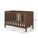 Child Craft Kieran 3 in 1 Convertible Crib, Baby Crib Converts to Day Bed, Toddler Bed, 3 Adjustable Mattress Positions, Non-Toxic, Baby Safe Finish (Toasted Chestnut) by TinyTreasures Baby Boutique