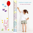 Growth Chart Wall Hanging, Portable Kids Wall Ruler Removable Height Measure Chart for Boys Girls Growth Ruler from Baby to Adult for Child's Room Decoration 79''7.9'' (Pink) by TinyTreasures Baby Boutique