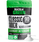 Rockin' Green Classic Rock Laundry Detergent Powder (90 Loads) - All Natural Laundry Detergent - Sensitive Skin Laundry Powder (Unscented) by TinyTreasures Baby Boutique