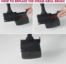 2 Pack Replaceable Cleaning Head, Grill Brush Bristle Free by GreenHaven Gardens
