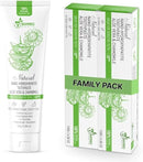 Natural Fluoride Free Toothpaste - Nano Hydroxyapatite, Remineralizing, Sensitive Teeth, Whitening & Zero Waste Tube - Dentist Recommended for Adult & Kids Oral Aloe Vera & Chamomile (2 Pack, Aloe) by CozyNest Decor