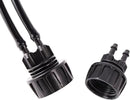 Inner 3/4 inch to Double 1/4 Pipe Joint with Four Black Strainer 6-Point Washers，Garden Irrigation System Used in Gardens,Lawns by GreenHaven Gardens