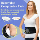 Umbilical Hernia Belt for Women Men Abdominal, Belly Button Hernia Support Belts for Men, Abdominal Support Binder with Compression Pads, Hernia Relief Wrap, Belly Band Post Hernia Surgery (43"-62") by TinyTreasures Baby Boutique