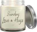 1OAK Vanilla Soy Candles - Big Hug Candle - Grief Gifts - Thinking of You Gifts for Women - Sympathy Gift - Condolence Gift - Sympathy Candle - Cheer Up by CozyNest Decor