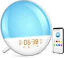Dekala Smart Sunrise Alarm Clock for Kids, Wake Up Light for Bedrooms, Teens Heavy Sleepers,Sleep Aid with FM Radio, Sunrise/Sunset Simulation, 4 Alarm Clock, 7 Natural Sounds, APP Remote Control by TinyTreasures Baby Boutique