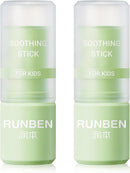 RUNBEN 2Pcs Mosquito Bite Itch Relief Stick, Anti Itch Cream Stick from Bug Bite, Itch Relief for Baby Kids, Summer Camping Essentials, Plant-Based, Travel-Pocket Size by TinyTreasures Baby Boutique