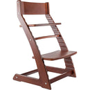 FORNEL Adjustable High Chair in Dark Walnut Finish | The Forever Chair That Grows from Toddler to Adult | Premium Solid Wood Construction by TinyTreasures Baby Boutique