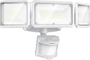 LEPOWER Battery Powered LED Flood Light Outdoor,1500LM Motion Sensor Security Lights, IP65 Waterproof,Wireless Flood Light Battery Operated,3 Head Motion Detector Light for Garage,Yard,Porch(White) by GreenHaven Gardens