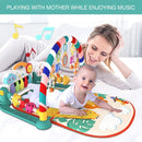 Eners Baby Gyms Play Mats Musical Activity Center Baby Piano Gym Mat Tummy Time Padded Mat for Newborn Toddler Infants(Green) by TinyTreasures Baby Boutique