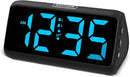 Netzu Digital Alarm Clocks for Bedrooms, Loud Alarm Clock with Dual Alarms, Bold Digits, 5 Dimmers, 4 Volumes, Snooze, Bedside Clock for Deep Sleepers Kids Teens Seniors, Plug in Clock, Easy to Set by TinyTreasures Baby Boutique