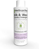 Heritage Park Silk & Wool Fragrance Free, Hypoallergenic, pH-Neutral Laundry Detergent - Dermatologist-tested, Sensitive Skin-Friendly, Enzymes-Free, Ultra Concentrated (4 Fl Oz) by TinyTreasures Baby Boutique