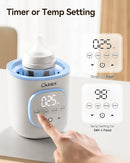 LAREX Bottle Warmer, Fast Baby Bottle Warmer for Breastmilk and Formula, with Timer and Accurate Temp Control, 8-in-1 Baby Milk Warmer BPA Free with Digital Display, Bottle Warmers for All Bottles by TinyTreasures Baby Boutique