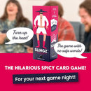 Slingz - The Quick and Hilariously Spicy Categories Card Game | 2-7 Players | for Adults, College Students, Game Nights, Parties and More | by The Darker Side Games by TinyTreasures Baby Boutique