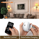 BLUEYE Rechargeable Battery Operated Light Bulb,2Packs,300LM,40W Equivalent,E26 Detachable Charging(E12 available),4 Color Temperature,Remote Control Puck Emergency Lamp,Timer,Dimmer,For Non-Hardwired by TinyTreasures Baby Boutique