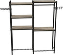 Double Row Over Washer and Dryer Storage Shelves, Laundry Room Organization and Storage, Heavy Duty Laundry Room Shelves, with Adjustable Height, 5-Tier by CozyNest Decor