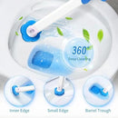 42 PCS Disposable Toilet Bowl Brush Refills, Disposable Toilet Brush Heads, Toilet Wand Disposable Refill Heads, Disposable Replacement Head (42Pcs Replacement Heads)