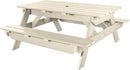 highwood Hometown Picnic Table, 6 Foot, Whitewash by GreenHaven Gardens