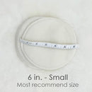 Soothingly Soft Merino Wool Nursing Pads, Style Softline, Extra Thickness, 6 in. Diameter by TinyTreasures Baby Boutique