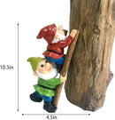 10.5'' Funny Garden Gnomes Statues, Weather-Proof Large Resin Outdoor Decor Garden Sculptures Cute Yard Decorations,Ideal Ornament for Outside Pond Pool Patio Front Porch Backyard by GreenHaven Gardens