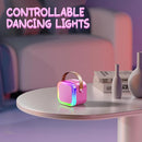 Kinglucky Mini Karaoke Machine for Kids, 2025 TOP Birthday Gifts Ideas for 3-12 Year Old Girls, Christmas Party Gifts Kids' Personal Video Players Accessories with 2 Wireless Microphones - Rose Pink by TinyTreasures Baby Boutique