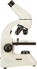 AmScope M120C-2L-PB10-E1 Digital Compound Monocular Microscope, WF10x and WF25x Eyepieces, 40x-1000x Magnification, Brightfield, Upper and Lower LED Illumination, Plain Stage, Includes Blank and Prepared Slides, 1.3MP Camera and Software by TinyTreasures Baby Boutique