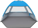 Venustas Beach Tent Sun Shelter for 3/4-5/6-7/8-10 Person, UPF 50+ UV Protection Beach Canopy, Lightweight and Easy Setup Cabana, Portable Shade Tent by TinyTreasures Baby Boutique