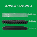 Plant Growing Nursery, Standard 1020 Trays Plastic Seeds Starter Trays Sturdy Self Seedling Tray for Microgreens Indoor Nursery Pots (10-Pack, 21.6"×11.2", 2.52" Deep, no Holes) by GreenHaven Gardens