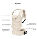 Bumpsuit Baby Carrier for Men Women Newborn to Toddler (7-45 lbs), Ergonomic Face-in & Face-Out Quilted Shell Baby Wearing Carrier with Pockets and Padded Cross Over Back Straps by TinyTreasures Baby Boutique