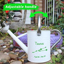 Metal Watering Can for Outdoor and Indoor Plants, Watering Can Decor, 1 Gallon (Taurus) by GreenHaven Gardens