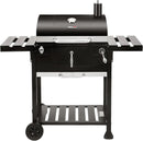 Royal Gourmet CD1824EN 24-Inch Movable Charcoal Grill with Foldable Side Tables, Outdoor Barbecue Grill with 490 Sq. In. Cooking Area for Outdoor Picnic and Camping Grilling, Black by GreenHaven Gardens