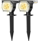 EIUIO Solar Outdoor Lights, 3 Lighting Modes Solar Spot Lights Outdoor with Auto On/Off, Waterproof Landscape Lighting for Garden Yard Pathway by GreenHaven Gardens