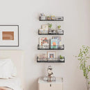 Floating Shelves for Wall Set of 4, Different Sizes Mounted Wood Floating Shelf, Wall Shelves for Living Room,Bedroom, Bathroom, Kitchen, Farmhouse Decor, Office by CozyNest Decor