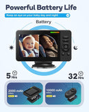 Wireless Baby Car Camera, HD 1080P Car Baby Monitor with Night Vision, Easy Install Backseat Camera for Kids, 360 Degree Rotatable Rear Facing Car Seat Mirror for Home, Baby, Pet by TinyTreasures Baby Boutique