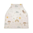 Kigai Mushroom Rainbow Baby Car Seat Covers for Newborn, Breathable Nursing Cover for Breastfeeding Moms, Baby Stroller/Shopping Cart/Stretchy Carseat Cover for Boy & Girl by TinyTreasures Baby Boutique