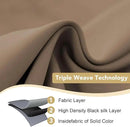 H.VERSAILTEX Blackout Curtains for Bedroom Thermal Insulated Room Darkening Living Room Curtains 84 Inch Long Grommet Privacy Protection Window Curtain Panels/Drapes for Nursery, 2 Panels, Macchiato by CozyNest Decor