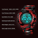 Kids Watch,Boys Watch for 3-15 Year Old Boys,Digital Sport Outdoor Multifunctional Chronograph LED 50 M Waterproof Alarm Calendar Analog Watch for Children with Silicone Band,Kids Gift by TinyTreasures Baby Boutique
