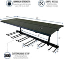 G-Tool Solid Shelf | Adjustable Wall Storage System | Holds 300 lbs